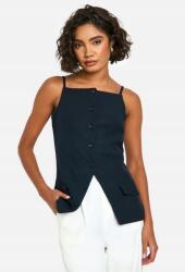 Boohoo LC84101 Boohoo Tall Blézer Felső Gombos Vállpántokkal (37) M