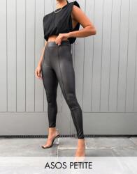  Fekete Bőr Leggings 34 Xs 1ACT