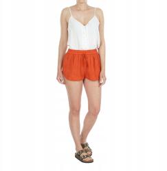 Superdry Hímzett megkötős rövidnadrág, Size 40, narancssárga (458905)