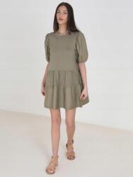 Brave Soul Olíva Zöld Ruha Mini Ráncolt (xs) (559249)