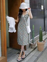  Shein Ruha MIDI Virágmintás, Size 36, poliészter