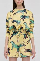 Silvian Heach Sárga Mintás Rövidnadrág, Size M, strand, kötős, poliészter (471732)