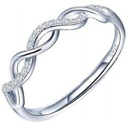 Mennica Świdnicka Ezüst Gyűrű Ezüst 925 Állítható Cirkóniákkal Ajándék Női