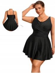 Shein Curve Fürdőruha Fekete Kétrészes 4XL __4XL