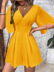 Shein Overál Sárga Casual Széles Ujjú 38 M__M