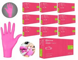Mercator Medical Nitril kesztyű Nitrylex Magenta 7-S 100 x10 (Rękawiczki Nitryl Nitrylex Magenta 7S 100 x10)