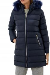 Felix Hardy Női kabát Felix Hardy divatos sötétkék steppelt bélelt méret M (FE148233)