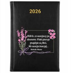 FunnyCase Könyvnaptár 2026 Tedd Azt, Amit Alkalmasnak Tartasz Fekete Ajándék Minták (Kalendarz Czarny RÓB CO UWAŻASZ ZA STOSOWNE)