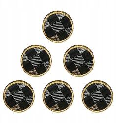  Fiók Fogantyú 6 Db Fekete Arany Fa Minimalista Vintage (B09B9PKCVL)