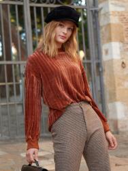 Shein DC35105 Shein Hosszú Ujjú Pulóver Kerek Nyakkivágással, Csíkos M