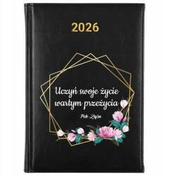 FunnyCase Naptár tervező 2026 Tedd Az Életedet Érdemessé A Túlélésért Fekete Ajándék (KalendarzUCZYŃ SWOJE ŻYCIE WARTM PRZEŻYCIA)