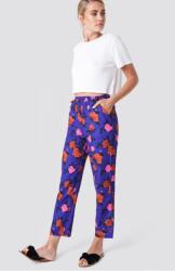 NA-KD Nadrág Szatén Virágok Casual 36 S Aaa