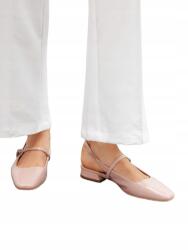 Shein Rózsaszín Lakkozott Balerinacipő Sarok Nélkül Kerek Orral 40 __40 (sx2404197071722891)