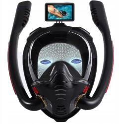  Búvármaszk Sznorkelezés Úszás Teljes Arc Felnőtt L/XL (Maska do snorkelingu na cała twarz)