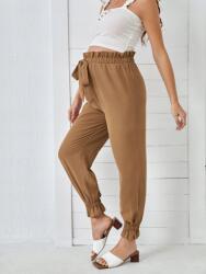 Shein kismama nadrág, magas derekú, Size S, 100% poliészter, barna