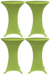 vidaXL 4 db zöld sztreccs asztalterítő 60 cm (279087)