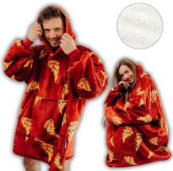 Comfy Moment Kocobluza #Pizza - vastag bolyhos sherpa oversize (Kocobluza #Pizza)