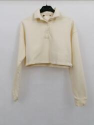  Női Pulóver Krémszínű Klasszikus Pamut 36 S 1RRN