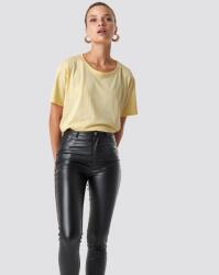 NA-KD O6A225*NA-KD Női Póló Sárga Basic 36 S N01