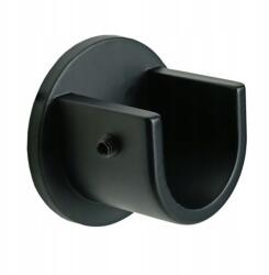 ESTAdeco Lux Fém Oldalsó Konzol függönykarnishoz fi 19 mm Fekete Matt 1 db (wspornik BOCZNY LUX fi19mm CZARNY)