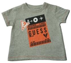 GUESS Szürke Melange Nyomott Mintás Póló (3-6M) (397311)