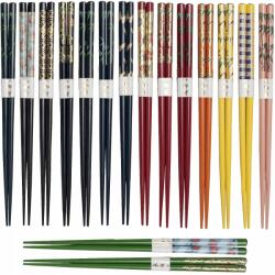 Emro Aziatica Japán Sushi pálcika pár különböző mintákkal és színekkel Bambusz 22cm (2417)