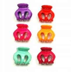 Állkapcsok hajcsatok színes 6 db (0950 SA)