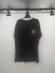 Shein Póló Fekete Elasztikus Basic 4XL