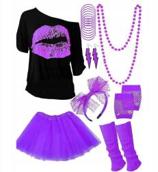  Jelmez 80-as évek Tutu póló fejpánt nyaklánc XXL