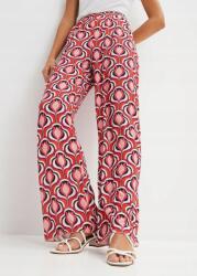 Bonprix 42-es Nyomott Mintás Nadrág, többszínű, 97% poliészter, 3% elasztán