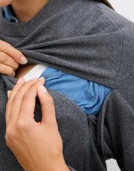 Bonprix 44-ES Kismama Pulóver Cipzárral A Szoptatás Megkönnyítése Érdekében