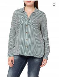 VERO MODA Ing Zöld Csíkos Gombok L