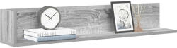 vidaXL 2 db szürke sonoma színű szerelt fa fali polc 100x16, 5x16, 5 cm (860045)
