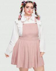 Shein Curve Szoknya Rózsaszín Kordbársony 3XL 3XL