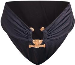 Prettylittlething Fekete Bikinialsó Fürdőruha Arany Díszítéssel Prettylittlething 44