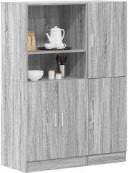 vidaXL 2 részes szürke sonoma színű konyhaszekrény garnitúra (3324147)