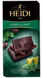 HEIDI Dark Lemon&Mint 80g intenzív étcsokoládé mentával és citrommal (5941021003203)