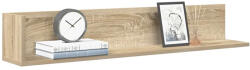 vidaXL 2 db sonoma tölgy színű szerelt fa fali polc 100x16, 5x16, 5 cm (860042)