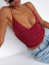 Shein FC24301 Shein Piros Vállpántos Felső (31) S