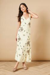 Oasis Gazdagon Díszített Ruha, sárga, Size 40