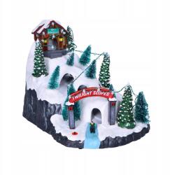 Kaemingk Karácsonyi LED-es kis sípálya (Miasteczko stok narciarski)