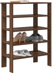 vidaXL barna tölgy színű szerelt fa cipőtartó 61x32x87, 5 cm (859857)
