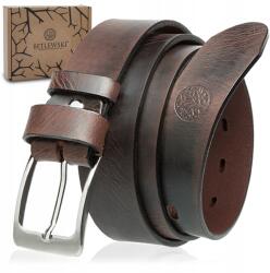 Betlewski hosszú öv férfi bőr öv XXL barna Vintage hosszú 135 (LIC35-0 GN BRAZ 135)