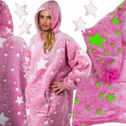  Takaró Pulóver Oversize Férfi Női Hosszú Csillagok Világító Meleg