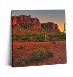 Wallfluent Vászonkép Hálószobába Gyönyörű Naplemente Hegytel Phoenix Arizona (010030010270000039318)