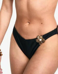 Boohoo Fekete Bikinialsó Sima Díszítő Elem Bugyi Klasszikus Boohoo 38