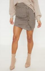 Prettylittlething Pepita Mintás Miniszoknya M 38-AS