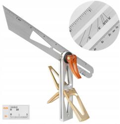  Állítható Ács Szög 205 Mm-es, Fecskefarkú Sablonnal 1: 6/1: 8 (JXG-HY-90)