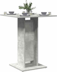 vidaXL betonszürke szerelt fa bisztróasztal 60 x 60 x 75 cm (802106) - valora