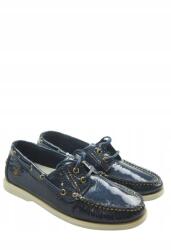 Lumberjack Granát Mokaszin Hajócipő, Size 37, sötétkék, fűzős (383128)